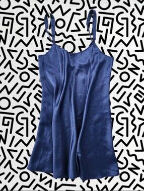 Vintage Blue Slip / Nighty